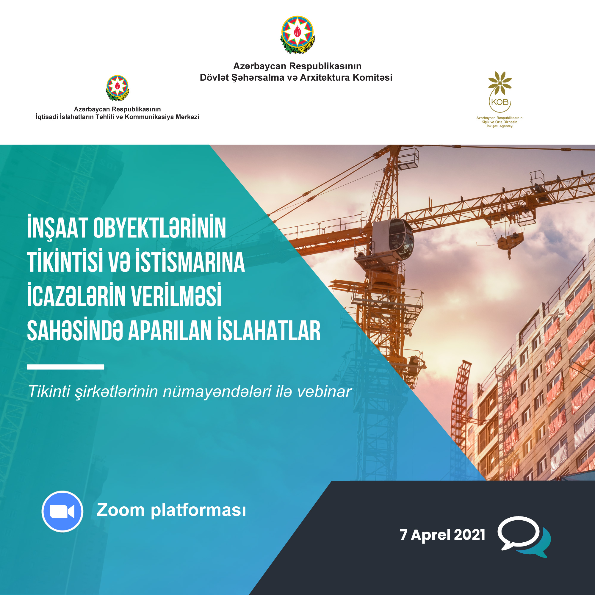 The system of electronic permits for construction and exploitation of the State Committee for Urban Planning and Architecture was presented to entrepreneurs online